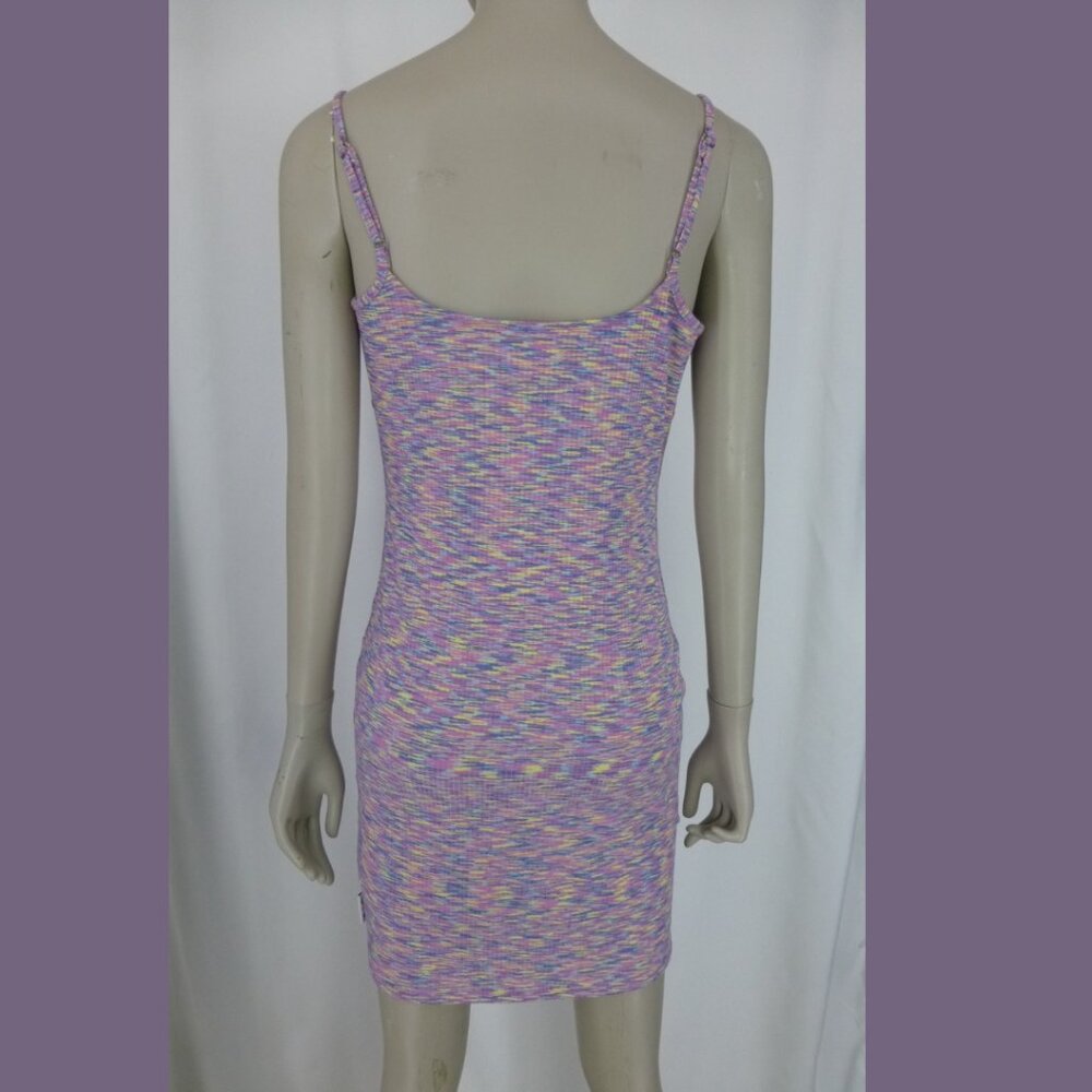 Guess X J Balvin Collab Limited Edition Space Dyed Ribbed Knit Mini Dress - Picture 4 of 15